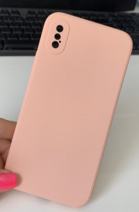 Husă de Protecție iPhone XS Max, din silicon cu margini drepte - Img 5