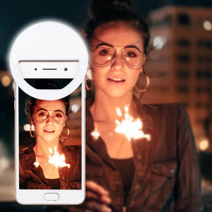 Inel Luminos Pentru Selfie, Accesoriu LED Tip Clips Pentru Telefon - Img 6