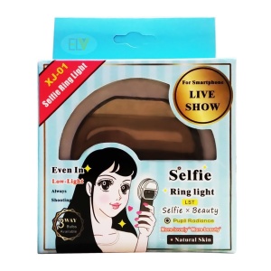 Inel Luminos Pentru Selfie, Accesoriu LED Tip Clips Pentru Telefon - Img 6