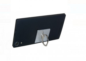Inel suport telefon sau tableta, metalic, Silver - Img 3