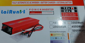 Invertor Auto Lai Run 12V- to 220V~/50Hz, putere 3000W - Img 2