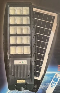 Lampa Solara Stradala 200 W, 12 Celule, cu Telcomanda , Radar Induction