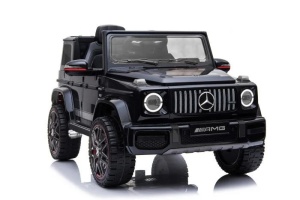 Mașină Electrică Pentru Copii AT 68, Mercedes G Class, Negru, cu 2x Motoare, Baterie 12 V, Telecomandă - Img 4