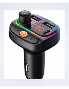 Modulator FM cu Bluetooth, 2 USB, Mp3, Redare USB/microSD, Functie Handsfree – C15 - Img 4