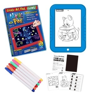 Tableta reutilizabila Magic Pad Light Up 3D Glows pentru copii - Img 7