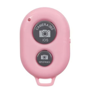 Telecomanda pentru Selfie pentru Android si iOS, 10m Bluetooth, Roz - Img 1
