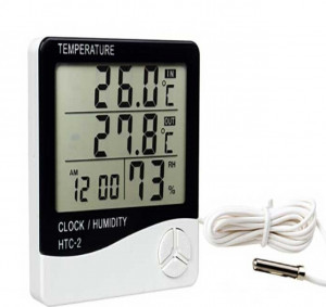 Termometru si higrometru de camera HTC-2 pentru afisarea temperaturii