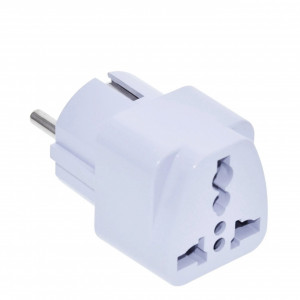 Adaptor universal, pentru priza retea electrica de 110V la 220V cu 10A, UK, USA, EU, AU - Img 1