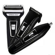 Aparat de tuns si ras 3 in 1, Geemy GM-573, Multifunctional, Negru - Img 2