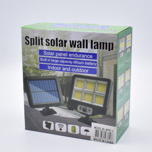 Lampa solara de Perete W781-1, 120Cob Split Solar Wall Light - Img 4
