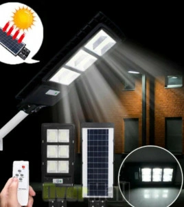 Lampa Solara Stradala, JORTAN , Solar Light , 200W, IP65, 6 Casete