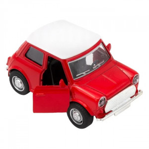 Macheta auto retro, metal - Mini Cooper, 9.5x5x4 cm