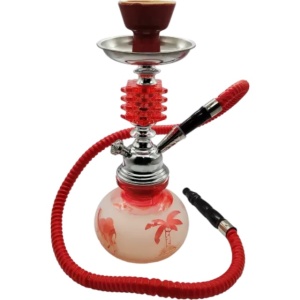 Mini narghilea clasica Super Hookah Rosu - Img 2