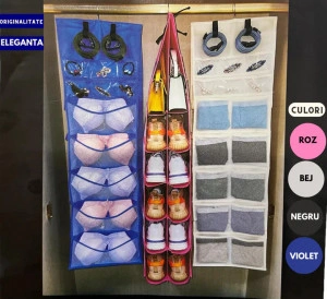 Organizator din material pentru imbracaminte si accesorii