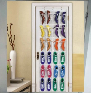 Organizator Incaltaminte pentru dulap cu 24 buzunare pentru 12perechi