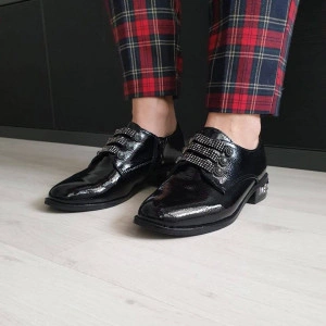 Pantofi casual B-165 BLACK R1/10/3