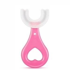Periuta de Dinti Circulara U-shape, pentru Copiii de 2-6 ani, Roz