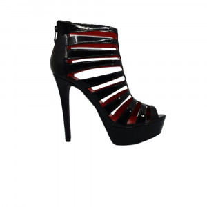 Sandale cu toc 1L9848-3 BLACK R1/8/2 - Img 1