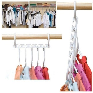 Suport organizator pentru umerase Triples Closet Space, 8 bucati - Img 2