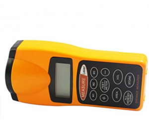 Telemetru cu laser, 50 cm - 18 m, acuratete ± 1 cm, galben/negru - Img 2