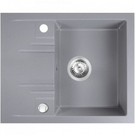 Single kitchen Sink Mezzo II 58x48 cm grey