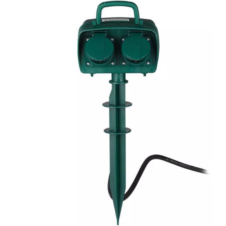 2-Ways Garden Spike Socket with timer VT-1112-3