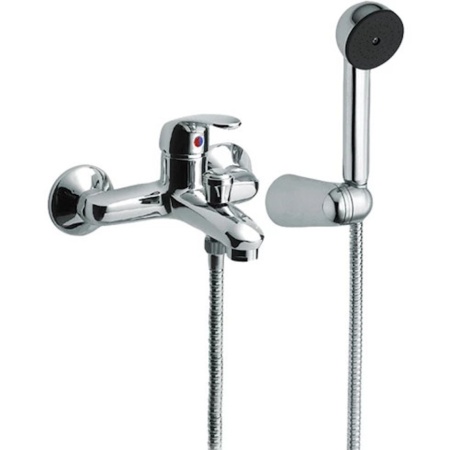 External bath mixer with hand shower and flexible hose 1.50 m Reno 12210M