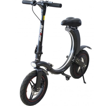 Bicicleta electrica pliabila BK98549 350W 6Ah negru