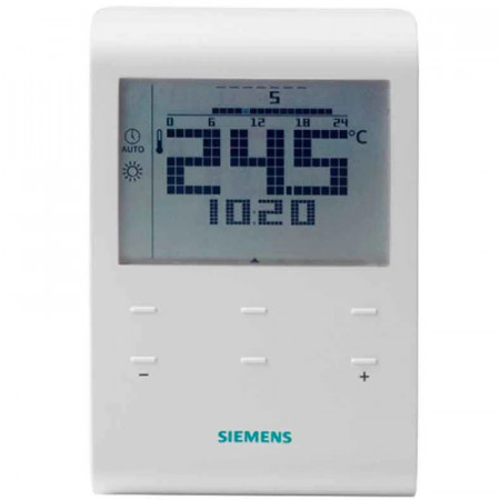 RDE100.1 RF Wireless room thermostat with auto timer