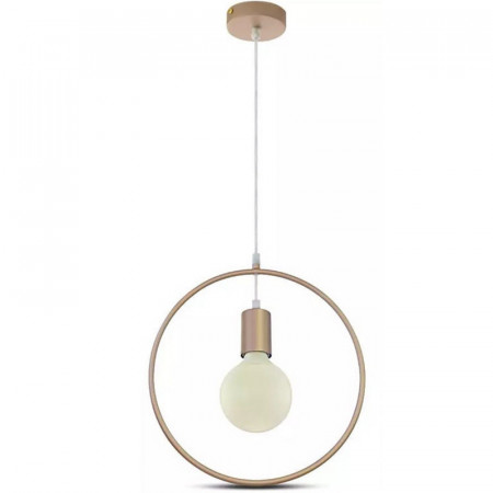 Glass Pendant Lamp E27 VT-7320 amber