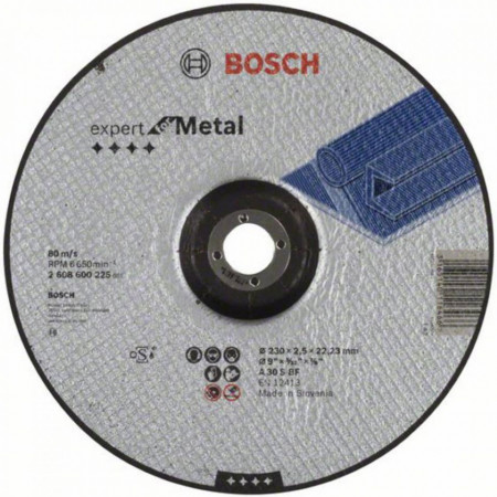 Disc Bosch 230 x 2.5 taiere metal