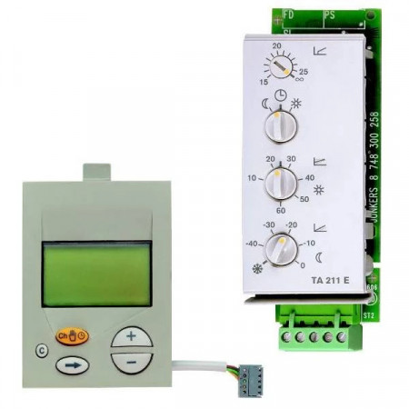 Regulator cu senzor exterior TA211 cu ceas DT2