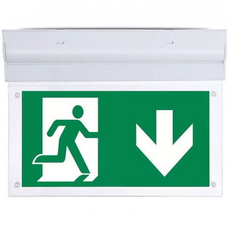 Lampa LED iesire Urgenta 2W 6000K VT-519-S alb rece