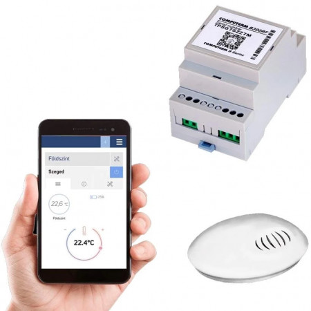 Wi-Fi thermostat with wireless temperature sensor B300RF