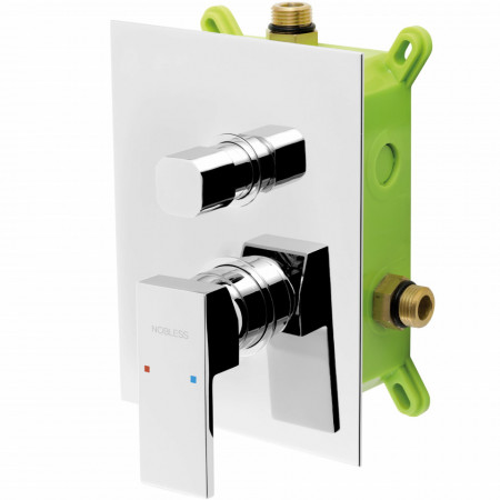 Built-in Mixer incl. mounting Box 2-way Edge
