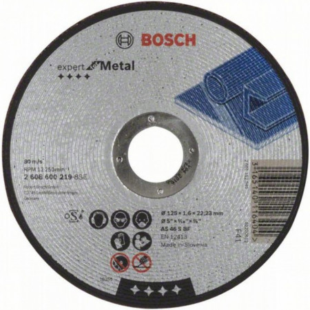 Disc Bosch 125 x 1.6 taiere metal