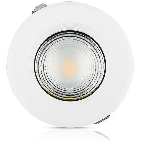 Spot rotund LED COB 10W 120 Lm/W alb cald VT-26101