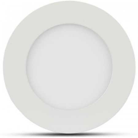 Panou LED rotund incorporabil 18W 6400K alb rece VT-618