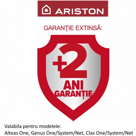 Certificat Garantie extinsa 2 ani centrale Ariston