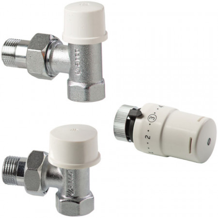 Kit KTC01 Cap termostatic Teide cu robinet si ventil retur