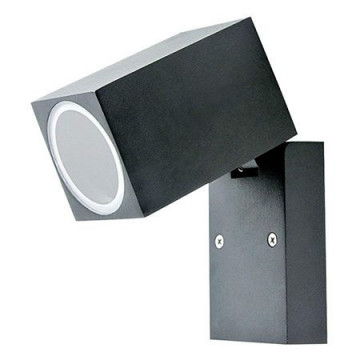 ✅ Lampă Perete Exterior V-TAC | Soclu GU10 | Design Modern Negru - Termix.ro