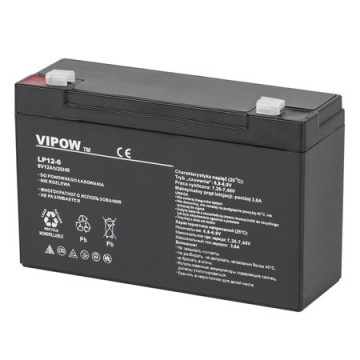 Acumulator gel plumb Vipow 6V 12Ah