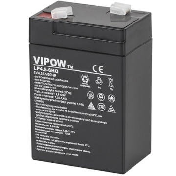 Acumulator gel plumb Vipow BAT0202 6V 4.5AH HQ