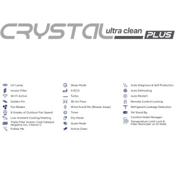 Carrier Crystal Ultra Clean Plus