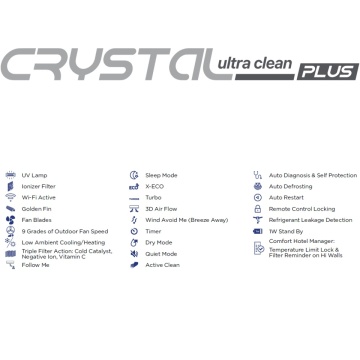 Carrier Crystal Ultra Clean Plus