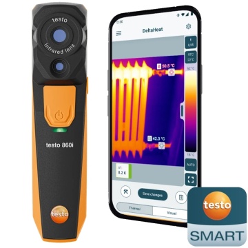 App Camera termoviziune telefon testo 860i kit