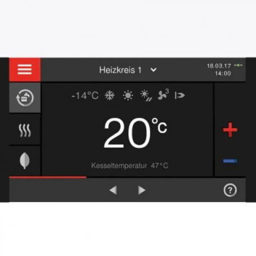panou comanda Centrala termica Viessmann Vitodens 222-F 25 Boiler 130 display 7