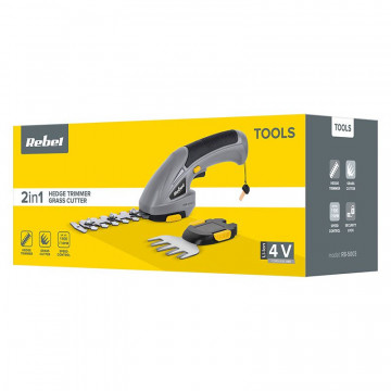 ambalaj Foarfeca Gard viu si Gazon cu acumulator 4V Rebel RB-5003