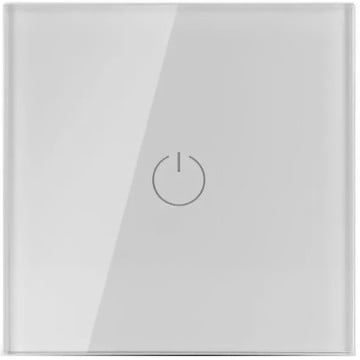 Intreruptor electric Smart simpu V-Tac din sticla cu touch
