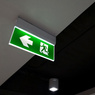 iluminare Lampa LED V-Tac VT-995 iesire Urgenta Exit cu Buton de Test Control RF